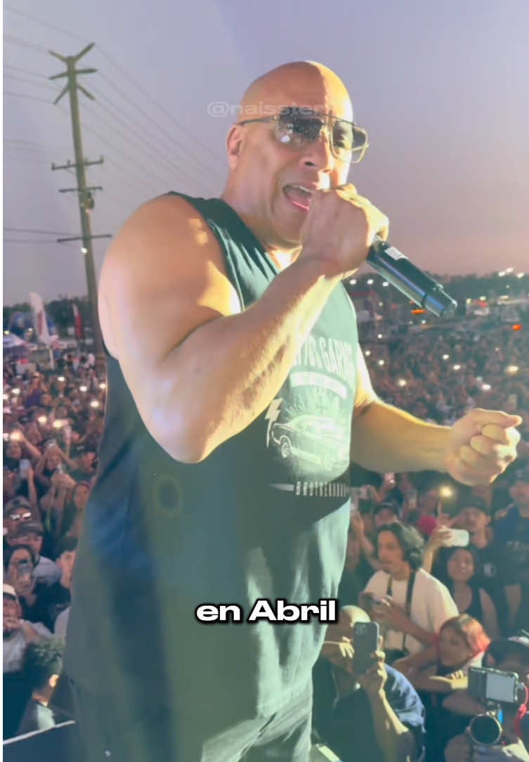 Vin Diesel lo confirmó: Fast&Furious para Abril de 2027.🔥