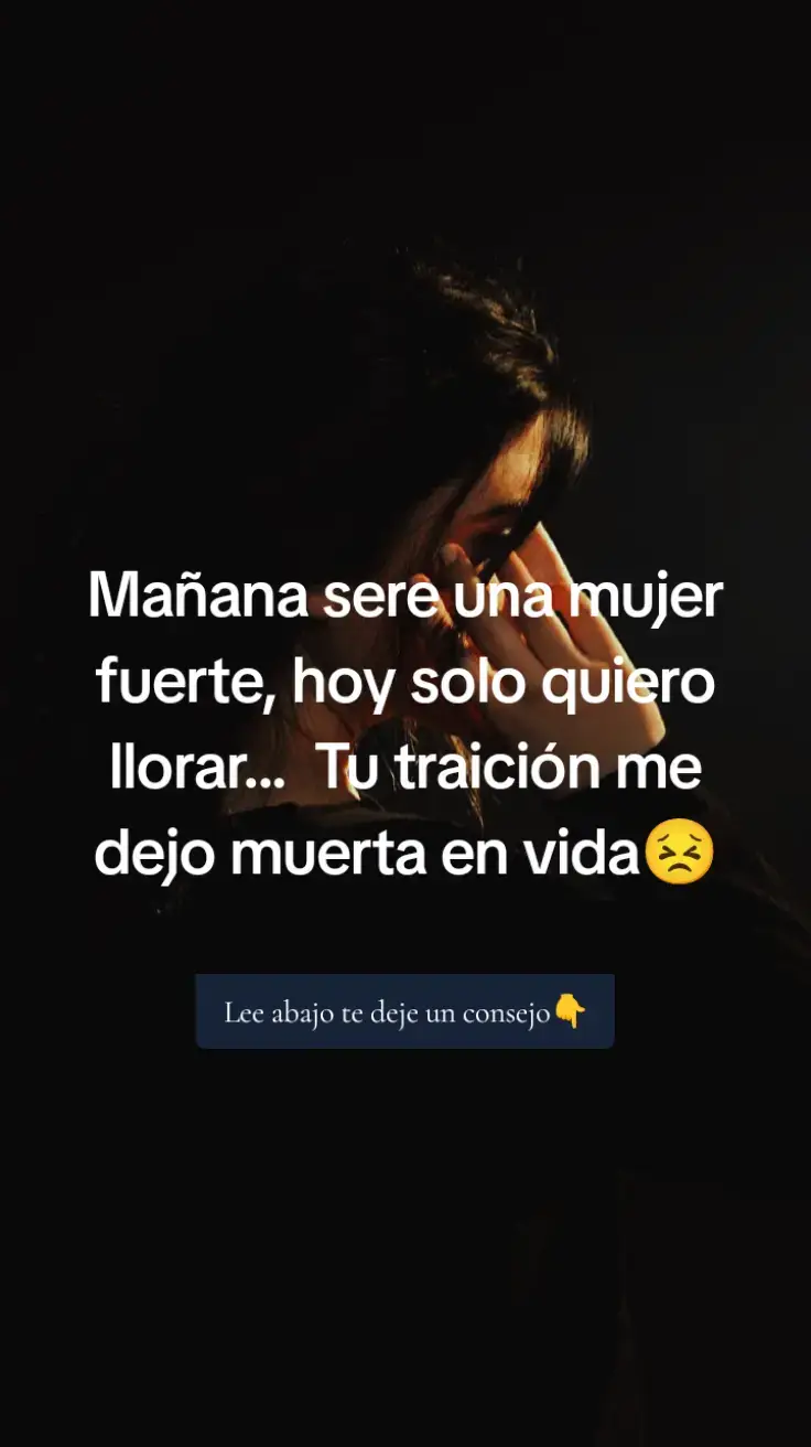 Mañana seré una mujer fuerte, pero hoy me permito romperme; hoy lloro porque mi cuerpo y mi alma necesitan liberar lo que ya no pueden cargar. Tu traición me dejó muerta en vida: esa sensación de vacío, de impotencia, de no reconocerme, fue real y la viví en carne propia.  Aceptar que estoy rota no me hace débil; me hizo honesta conmigo misma.  Llorar no me quita el valor, me lo devuelve poco a poco porque reconozco mi dolor en vez de fingir que no existe.  Empecé con pasos pequeños: noches en las que permití llorar, días en los que me di permiso para no responder, y semanas en las que busqué herramientas reales para no naufragar en la tristeza. Aprendí a poner límites: decir “no” cuando me pedían más de lo que tenía, alejarme de conversaciones que me volvían a herir y elegir mi paz sobre la costumbre de aguantar.  No fue rápido ni perfecto, pero cada pequeño acto —una rutina, una caminata, pedir ayuda— fue reconstruyendo mi fuerza y enseñándome que la calma llega si la trabajas con cariño.  Reconstruí mi corazón con actos concretos: terapia, ejercicios para recuperar mi autoestima, afirmaciones diarias y prácticas que me recordaban mi valor.  Volví a encontrar amor propio: me cuidé cuando nadie más lo hacía, me hablé con ternura, y dejé de justificar lo que me dañó.  Poco a poco salí del pozo en el que lloraba cada día; no fue magia, fue trabajo sostenido.  Hoy me levanto con menos miedo, con más confianza y con la certeza de que puedo seguir caminando sin esa persona a mi lado. Llamado a la acción (suave y honesto) Si hoy estás en el lugar donde yo estuve —con el corazón roto, pensando que no podrás— Soltar Para Sanar fue el compañero que yo necesité.  En el libro comparto técnicas prácticas para dejar ir, ejercicios para reconstruir autoestima y pasos reales para salir de la depresión paso a paso (lo que a mí me ayudó, contado en primera persona). 🔗 No es una promesa milagrosa: es una guía con herramientas humanas, sencillas y aplicables que me sostuvieron cuando lloraba todos los días.  Si sientes que quieres una mano amiga para empezar, puedes encontrar el libro en el link de mi perfil. 🔗 Hazlo por ti: no porque alguien te lo diga, sino porque mereces volver a encontrarte. Si yo pude empezar, tú también puedes. 