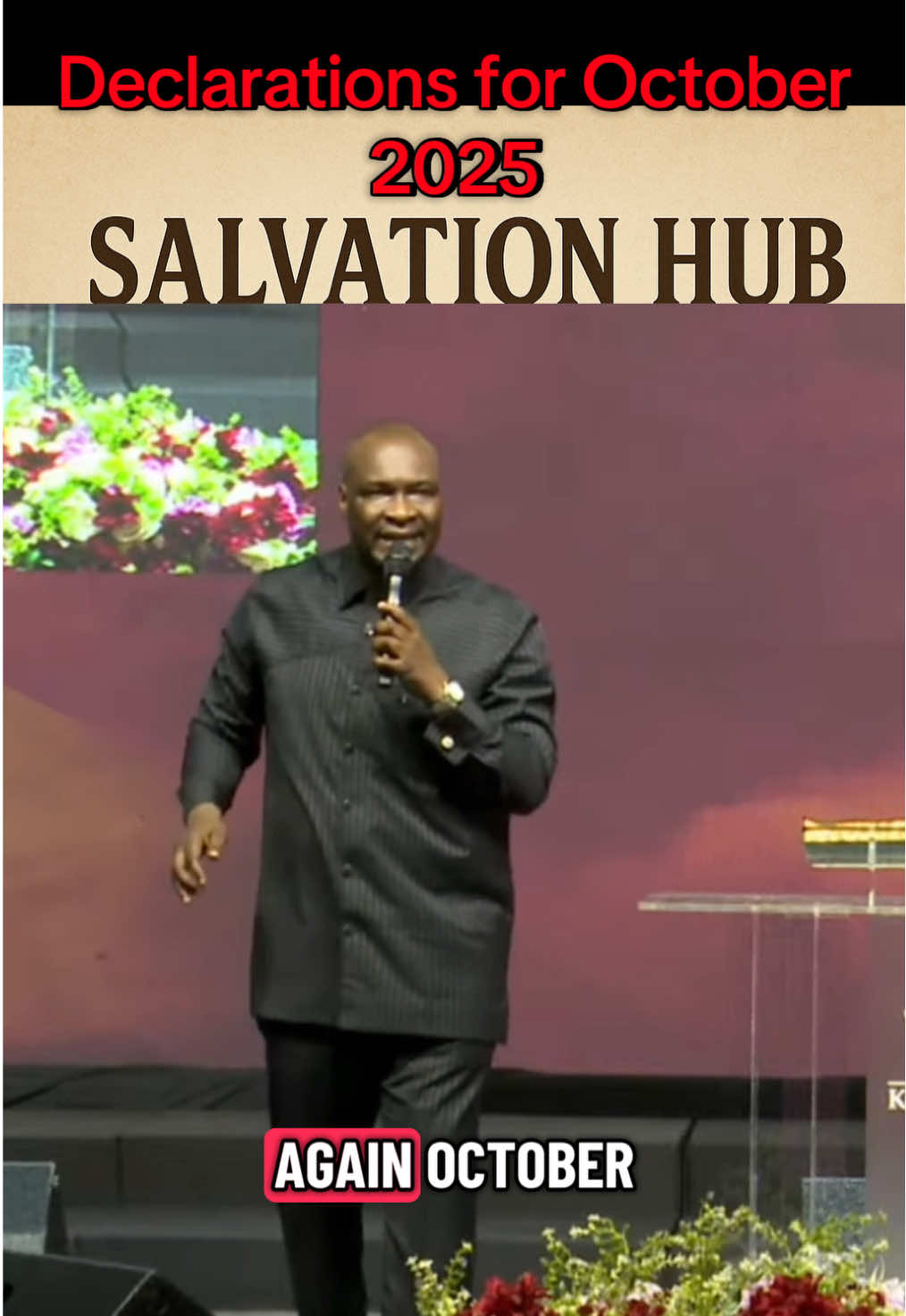 Declarations for October 2025, Prayers for October 2025 and Ember months by Apostle Joshua Selman #apostlejoshuaselman #koinoniaglobal #prayer #october #fyp 