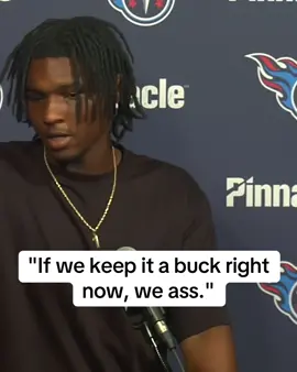 Cam Ward frustrated with the Titans' 0-4 start. #titans #nfl #football #espnsocial 