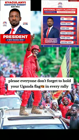 Nup rallies campaign now start please everyone don't forget to come with Uganda flag 🇺🇬 in every rally you attend#Bobiwine #ugandatiktok #foryoupage 