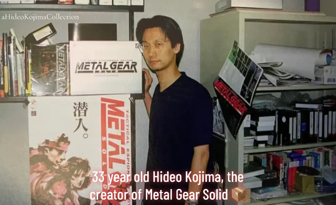 Here are the people who were very important for the development of Metal Gear Solid 🐍📦 #hideokojima #yojishinkawa #konami #metalgearsolid #mgs 