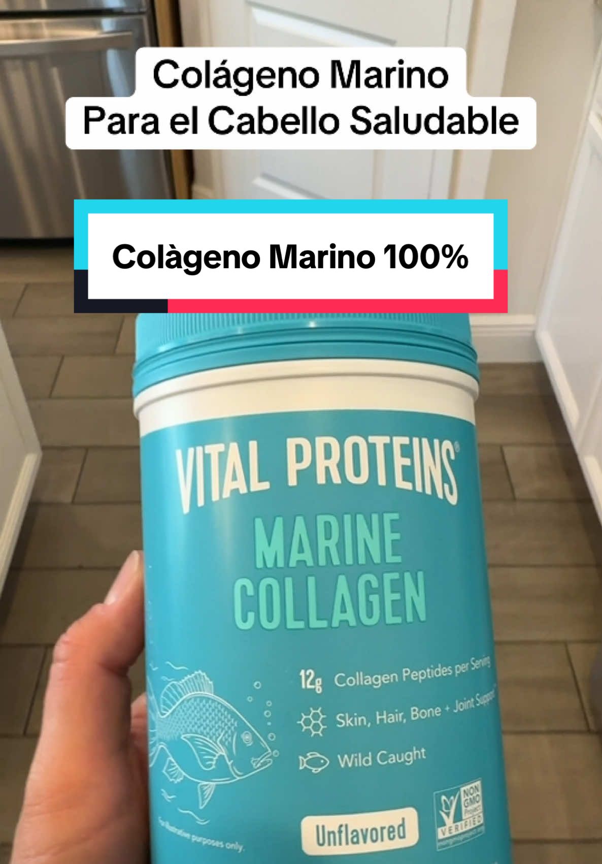 Nuevo en Tiktok, el Colágeno Marino de Vital Protein #vitalprotein #marinecollagen #salud #nutricion #cabello 