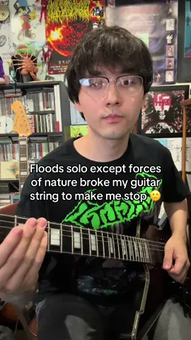 i will upload another cover when i change my guitar strings #floods #pantera #guitarsolo #guitartok #metaltok