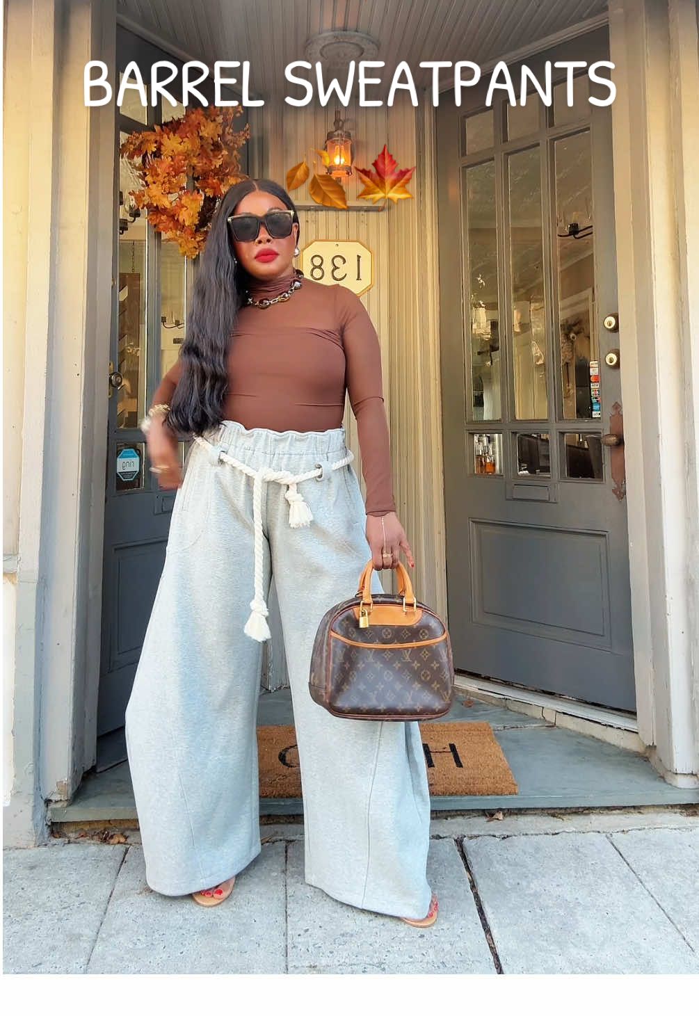 I'm obsessed and in love with these pants. #barrelpants #sweatpants #sweatpantsoutfit @aelfriceden_official 