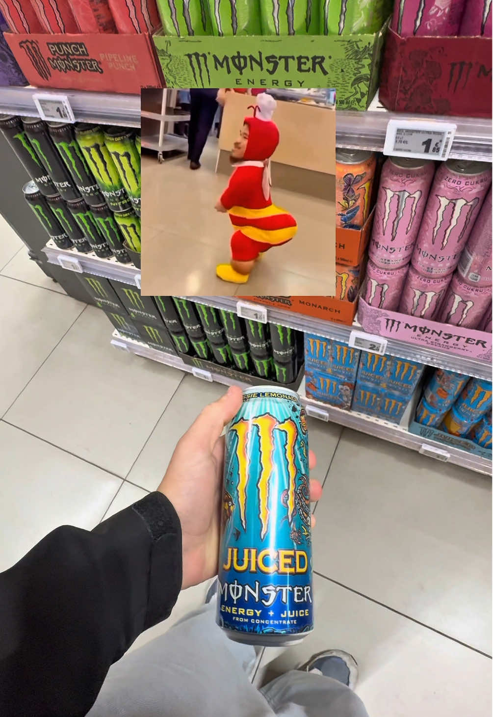I'm cooked #energydrink #whitemonster #monsterenergy