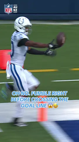 Would’ve been such a sick touchdown, too 😭 #nfl #football #colts #fumble 