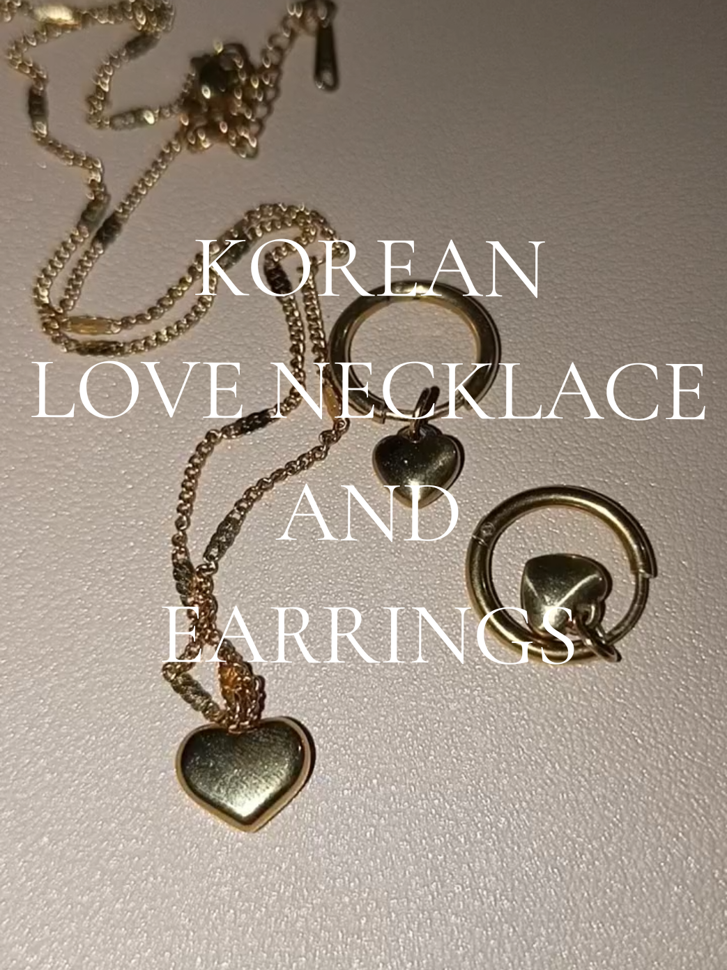 TERNONG KOREAN LOVE NECKLACE AND EARRINGS‼️🌷 ito ang uso ngayon, murang-mura na kaya ano pang hinihintay nyo? Get yours now🥰✨ #creatorsearchinsights #fyppppppppppppppppppppppp #OOTD #lovenecklace #korean 