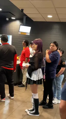mcdonals drama with a guy a stressed customer