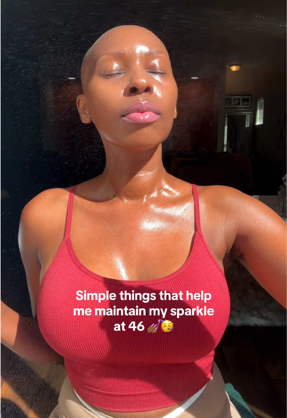 Look up Coco Expressions. She said “Glow in peace” and I felt that #over40skincare #selfpreservation #selfcaretips #over40skincareroutine 