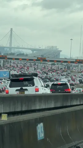 Welcome to Bay Area weekend traffic!!!🌉#bayarea #baybridge #baybridgesanfrancisco #jet2holidays 