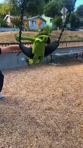 Always swinging from the chandelier #kermitthefrog #chandelier #fyp