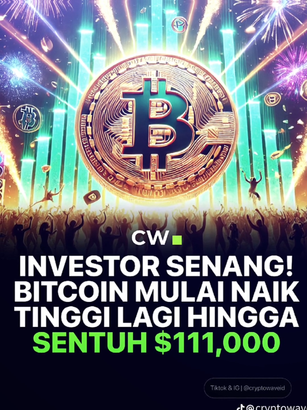 Pergerakan besar di pasar crypto! Bitcoin naik ke$111.000, Ethereum juga meroket. Investor optimis, tapi tetap hati-hati karena volatilitas bisa bikin kejutan kapan saja #Crypto #Bitcoin #Ethereum #CryptoWave  #CryptoWaveID 