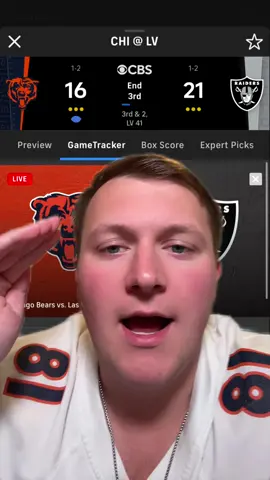 End of 3. 🐻⬇️. #chicago #chicagobears #illinois #nfl #football 