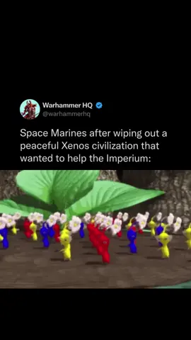 The crazy part of Warhammer 40k lore? Even peaceful xenos get crushed by Space Marines in the name of humanity. Don’t let anyone tell you there are good guys in this setting. #warhammer #warhammer40k #warhammercommunity #warhammer40000 