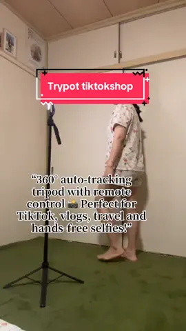 “Create TikToks, vlogs, and selfies effortlessly 📱 The auto-tracking tripod follows your movement so you stay in frame every time!” #AutoTrackingTripod #ContentCreatorGear #junu_magar27 #masrangizoonu #360SelfieStand 