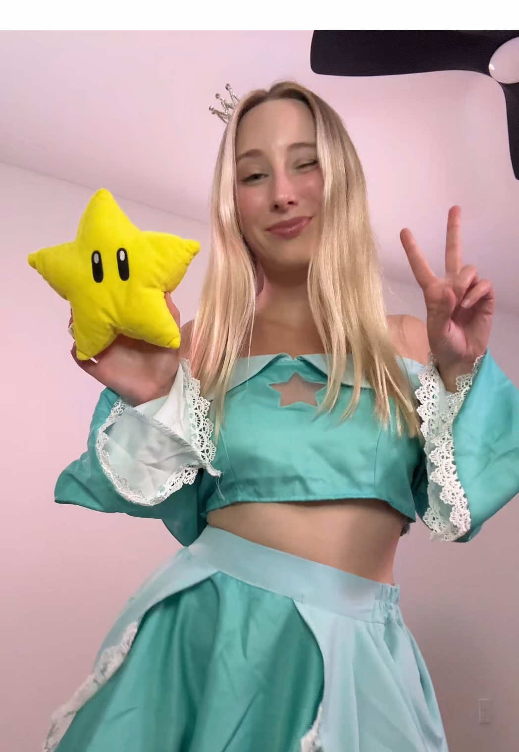 me and Luma here (: #fyp #foryou #cosplay #rosalina #supermario 