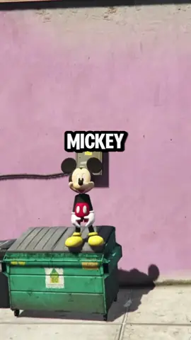 DID YOU KNOW HOW MICKEY MOUSE LOOKS IN GTA GAMES? #mickeymouse #gta 