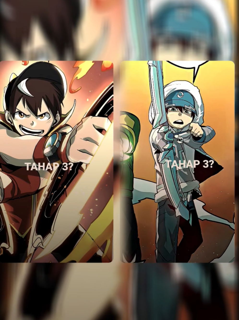 Tahap 3? #boboiboygalaxy #boboiboyofficial #arcbaraju #monsta 