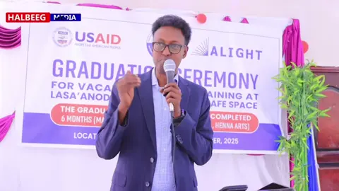 100 women of North East State graduate from a 6 month training and skills in Tailoring, dye making, Henna Arts … #woqooyibaristate🐎💙💚 #lasanod_somalia🇸🇴 