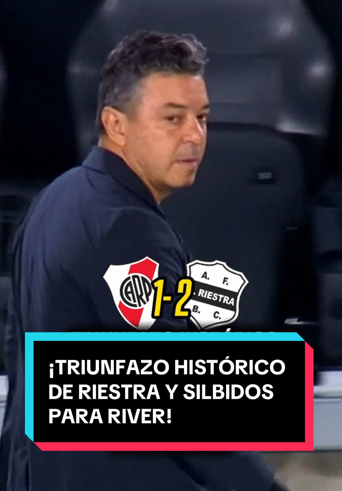 TRIUNFO HISTÓRICO DE RIESTRA EN EL MONUMENTAL: El Malevo derrotó  2-1 a #River y lo festejó en medio de los silbidos de los hinchas Millonarios 🤯⚽️ ▶️ ESPN Premium | Suscribite al Pack Fútbol | #TorneoClausura 🇦🇷 #TikTokDeportes 