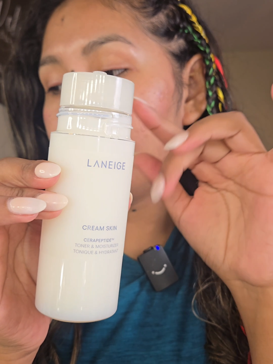 say bye to dryness with @laneige_us  gifted by laneige 💅 #giftedbylaneige #laneige #laneigetoner #milkytoner #review 