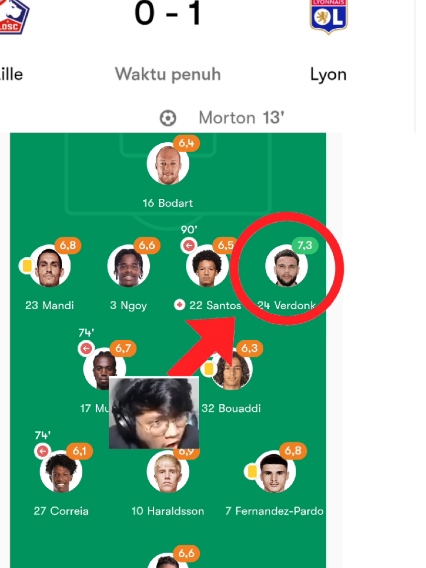verdonk rating ijo sendiri wak😂🔥#verdonk #calvinverdonk #losc 