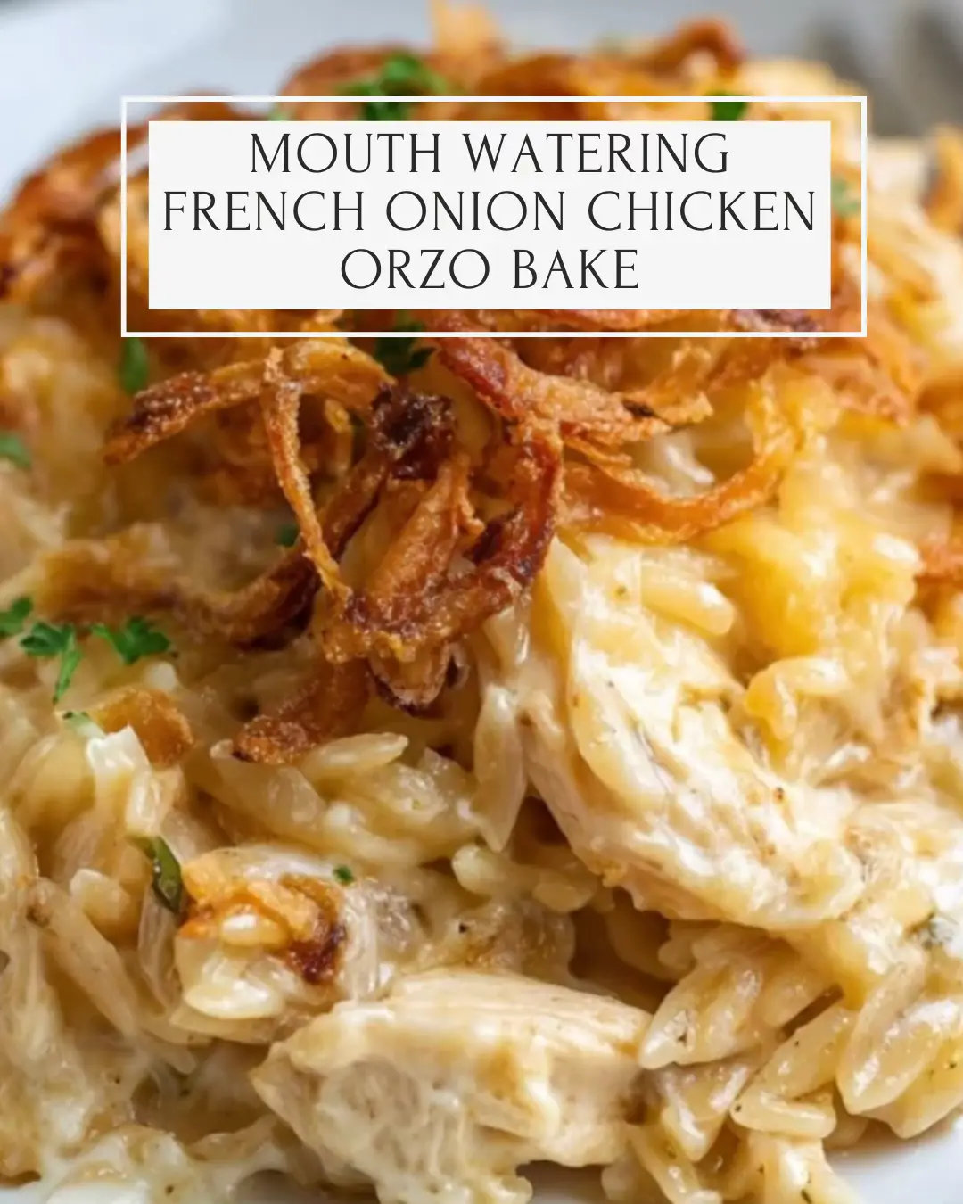Golden bubbly cheese, caramelized onions, and tender chicken baked to absolute perfection. This French Onion Chicken Bake is the ultimate comfort food that’ll have everyone asking for seconds! 🤤 👉 Swipe left for the full recipe! Hashtags: #frenchonionsoup #chickendinner #ComfortFood #FamilyDinner #EasyMeals     