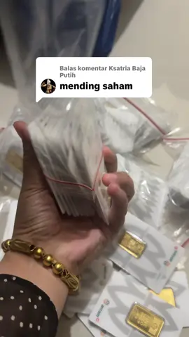 Membalas @Ksatria Baja Putih 🙏🏻🙏🏻 #logammulia #emas #antam #saham #bitcoin 