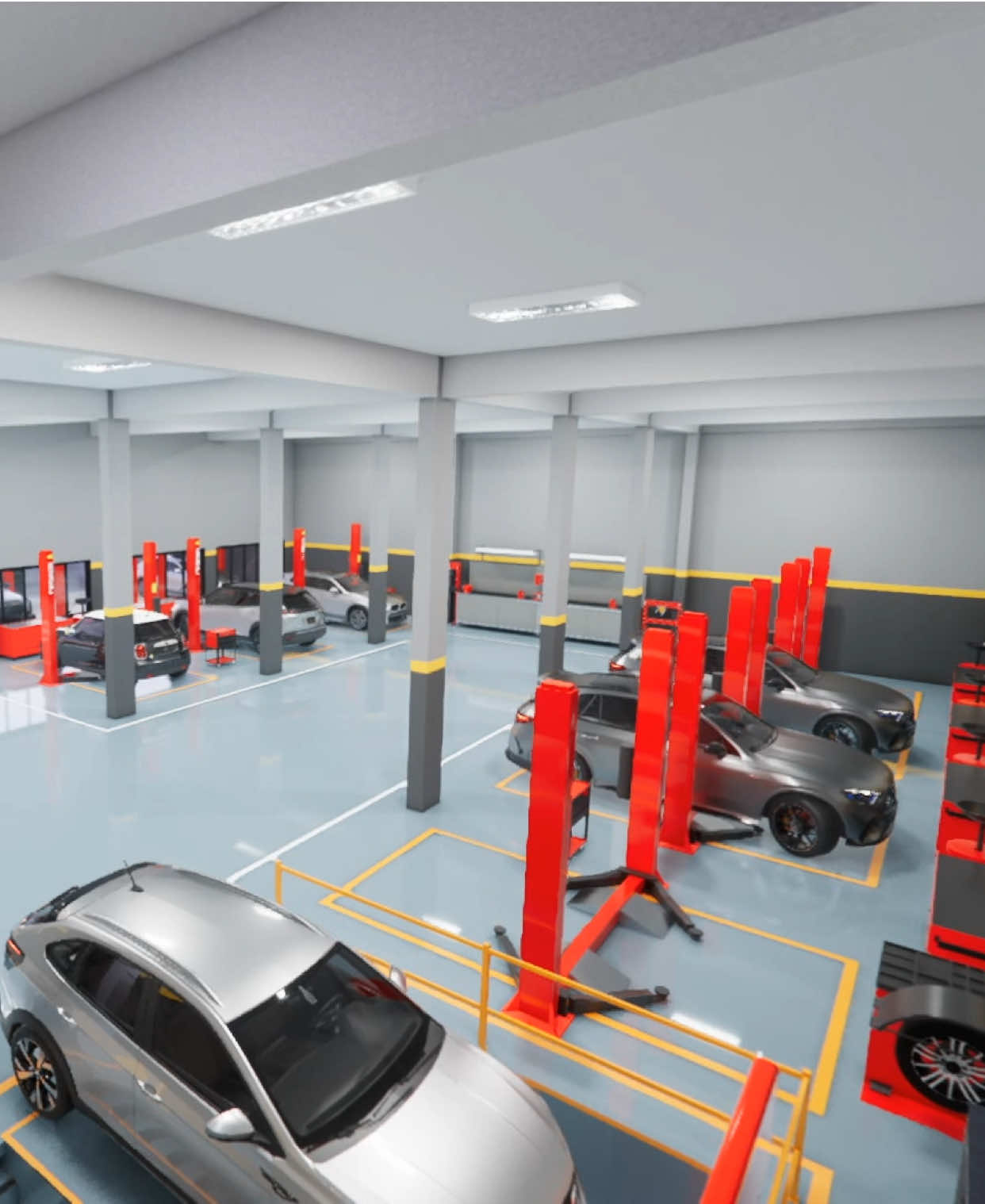 Ato Center project ! #fachadacomercial #render #autocenter #proyecto3d #mecanica 