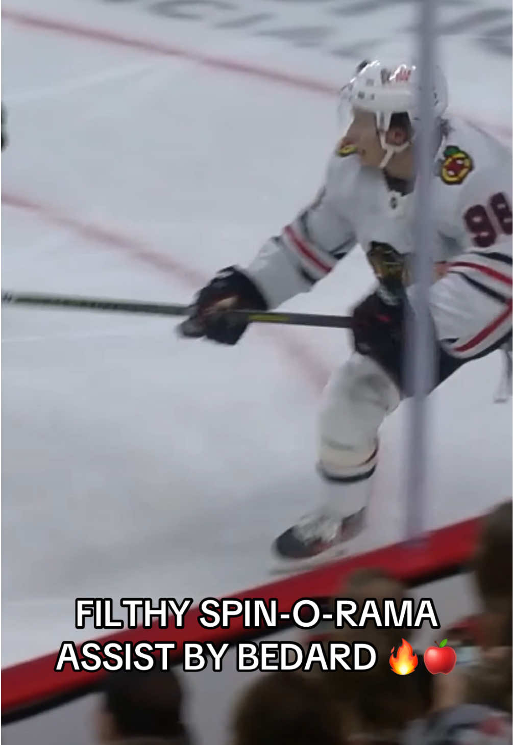 SHEESH 🤢 #NHL #hockey #bedard #assist 