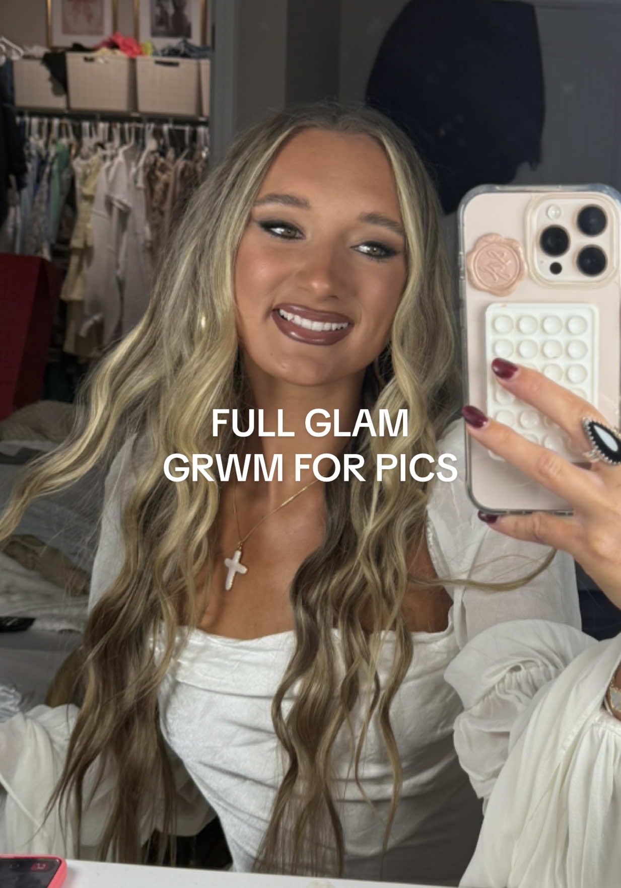 when I do full glam this is what I do!!!! I’m so sorry for not getting a full video of the final look but you get the point okurrrrr I’ll make another one soon 🤣🤏🏽🤎 #makeuptutorial #fullglammakeup #fullglam #makeuplook #grwm @loréal paris usa @Rare Beauty @Saie @Maybelline NY @nyxcosmetics_tr @elfcosmetics @DIBSBEAUTY @Ulta Beauty @Morphe Cosmetics @BenefitCosmeticsCA @lemme 