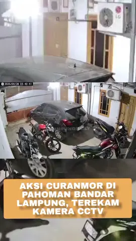 Aksi curanmor disebuah kos-kosan terekam kamera cctv, dijalan yasir hadibroto, kelurahan tanjung gading kecamatan kedamaian, pada hari minggu (28/9/2025) pukul 03:41 pagi, informasi dari akun tiktok @febriantylar  Pelaku berhasil membawa sepeda motor verza merah, nomor plat BE 2216 AHX #infolampung #lampungdaily #curanmor #fyp #viral 
