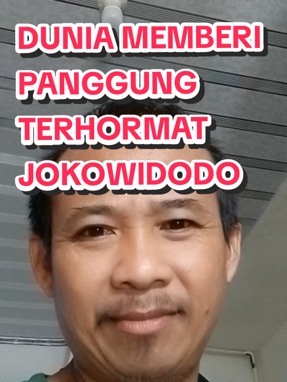 Dunia memberi panggung terhormat kepada presiden ke-7 bapak Jokowi. #dunia #beri #panggung #terhormat #jokowi 