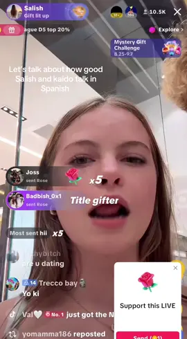 She was filming a video during this live so she only had five minutes 😞@Salish @kaido Lee Roberts 