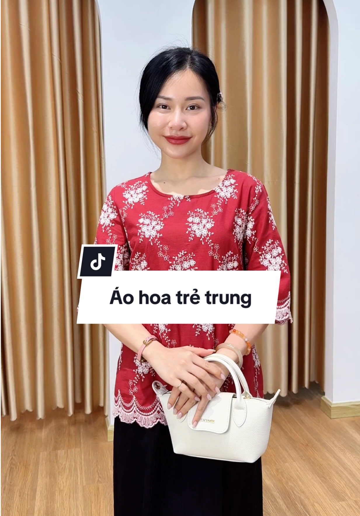 Áo cao cấp, quà 20/10 #thieuhoa #thoitrangtrungnien #damdutiec #qua20thang10 