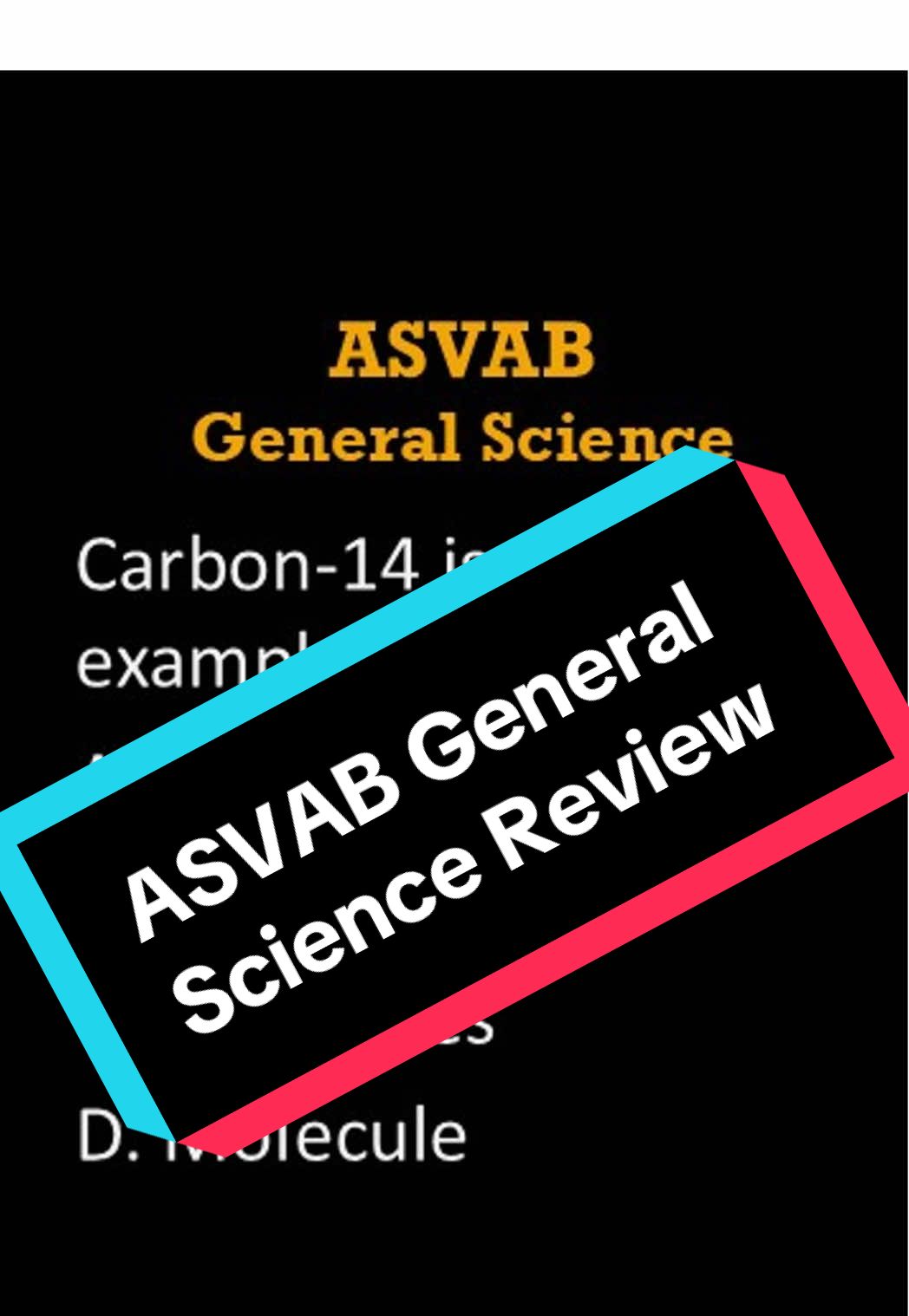ASVAB General Science Review!! #asvsb #asvabtutoring #asvabprep #asvabtest 