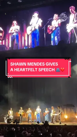 Shawn Mendes gives an inspiring message to his fans and anyone going through challenging times 🫂❤️ #ShawnMendes #Toronto #OnTheRoadAgain 