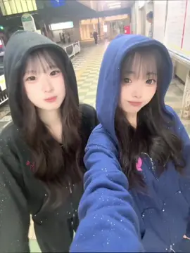 オソロコーデした💙🖤#fyp #三重#9090girl #08