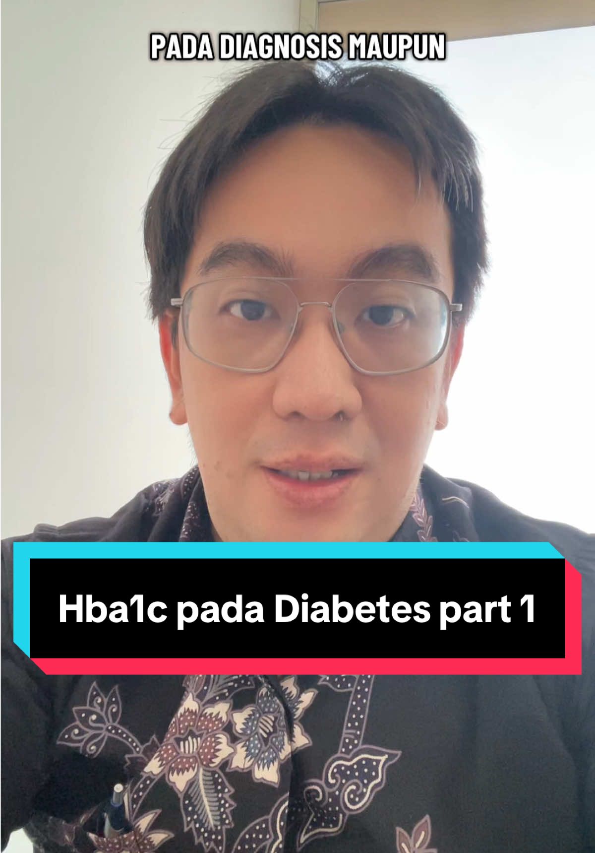 Hba1c adalah pemeriksaan yang digunakan untuk mendiagnosis Prediabetes dan Diabetes batasannya adalah 6.5%. Selain itu Hba1c adalah panduan untuk memilih pengobatan yang rasional untuk pasien diabetes. Selalu konsultasikan Diabetes secara berkala ke dokter anda 👍👍👍. #endocrinologistjakarta #fyp #hba1c 