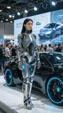 Guy Tries Out the Newest Girlfriend Robot at the Expo #ai #robotics #robot2025  #humanoid #technology 
