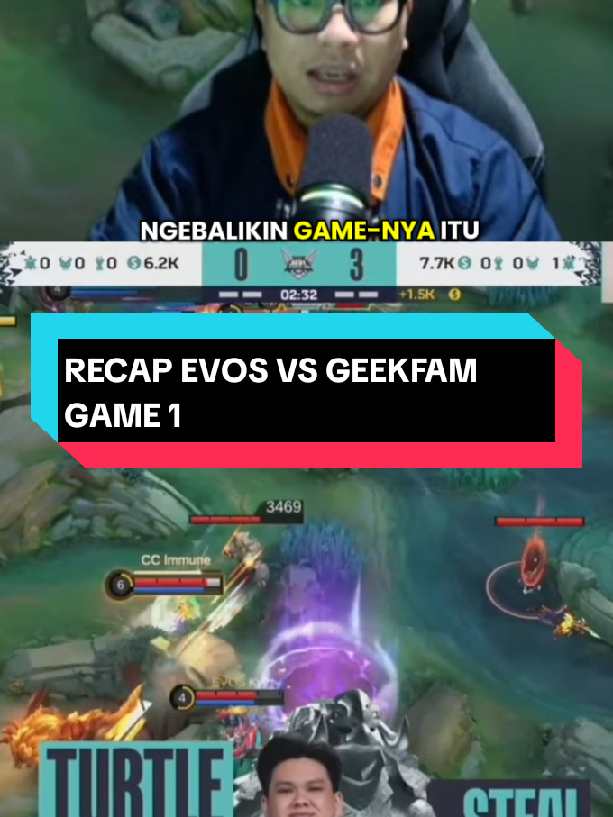 RECAP EVOS VS GEEKFAM GAME 1 #kb #evosesports #geekfam #MLBBNEXT2025 #NEXTJagoanMabar 