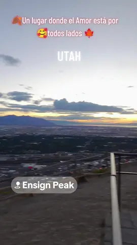 Utah Mirador de salt lake  city #roadtrip #utah #senderismo #Otoño #mirador 