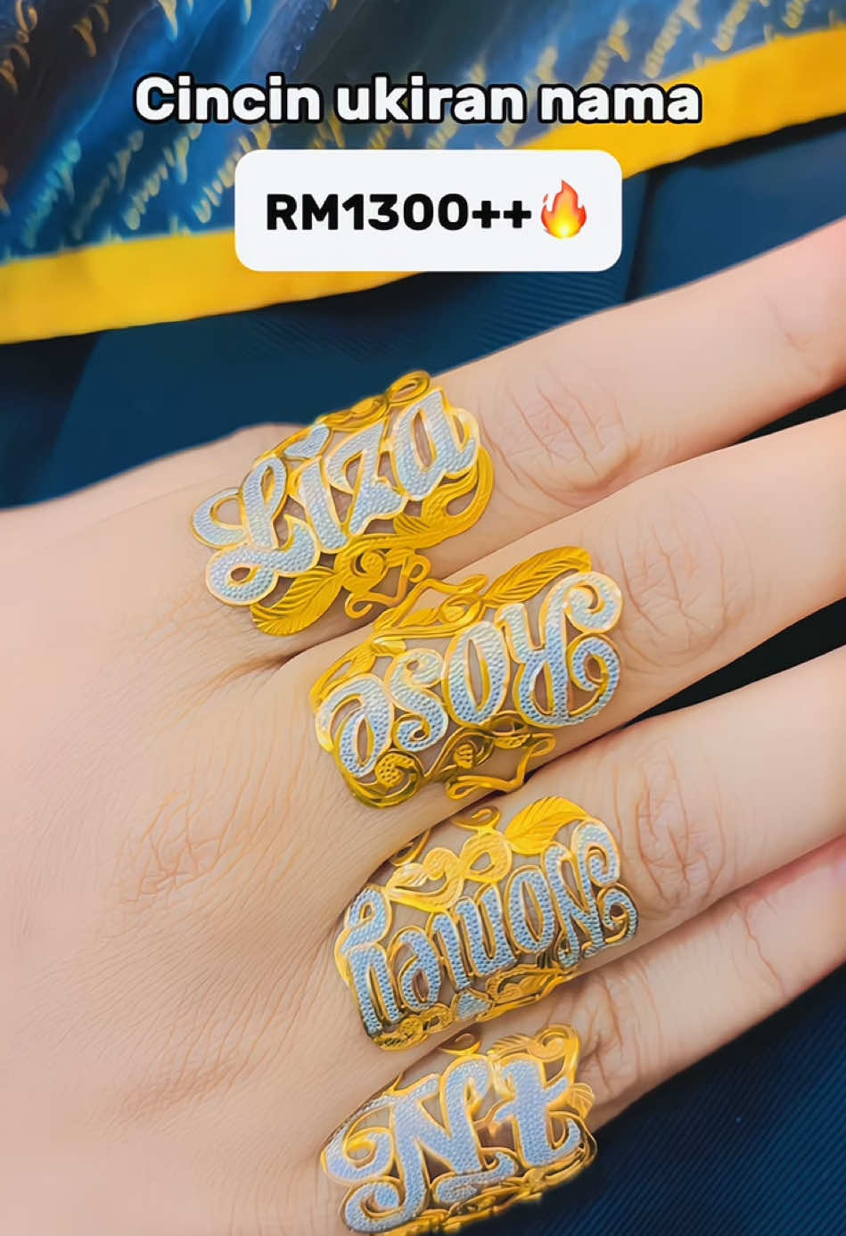 Hanya dengan deposit Rm 200 dh boleh buat korang😱‼️ #fypagee #fyp #ukirannama #adrianagoldgongbadak #terengganu 