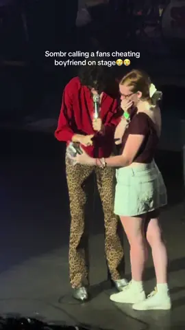 Sombr concert in Detroit tonight! He’s so funny #sombr #latenightsandyoungromancetour #exboyfriend #cheater 