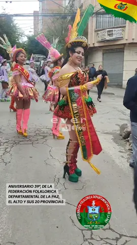 🔴🟡🟢🇧🇴🔝✨🎦 P-4/// ANIVERSARIO (XXXIX)-39°, DE LA FEDERACIÓN FOLKLORICA DEPARTAMENTAL DE LA PAZ, EL ALTO Y SUS 20 PROVINCIAS. 💯✨🎉💐🫡 ⭕▶️✅💯🎖️🏅 NUESTRO FOLKLORE PATRIMONIO DEL BICENTENARIO🇧🇴💯🏆 ¡¡¡¡VIVA BOLIVIA Siempre ♾️ 💯...!!!! ☑️🏆Un saludo cordial un abrazo a toda la Federación en este aniversario 39°.  Mil Felicidades 🫂🥂 #federacionfolkloricadepartamentaldelapaz    #evertve #folkloreboliviano  #aniversario    #morenada