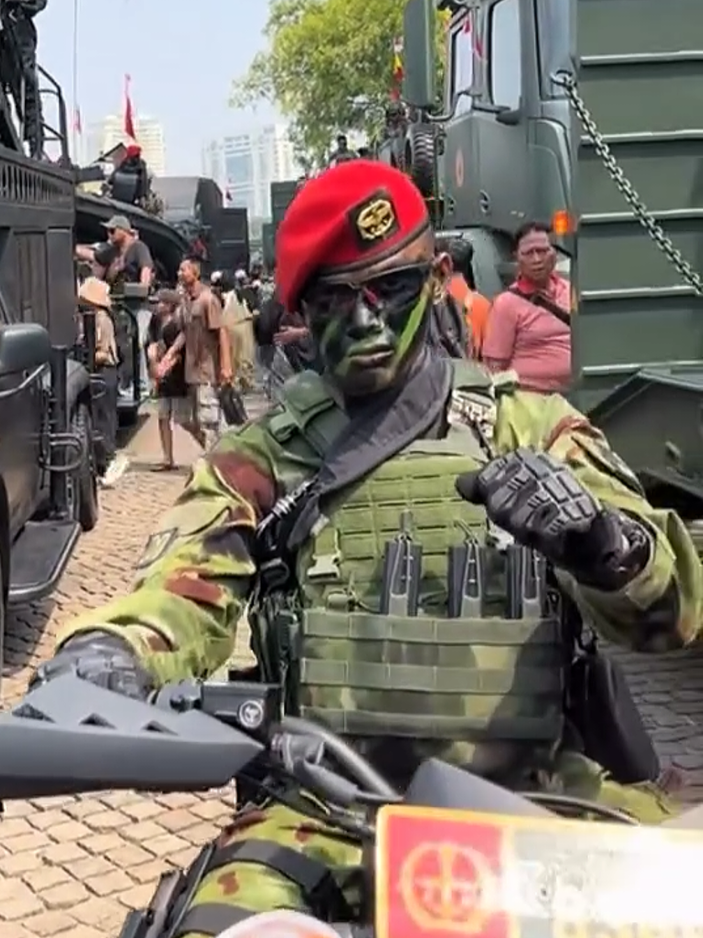 Baret merah siap menyalakan Monas pada HUT TNI 80 tgl 05 Oktober 2025 Baret Impian Casis #fyp #viral #foryoupage #fyppppppppppppppppppppppp 