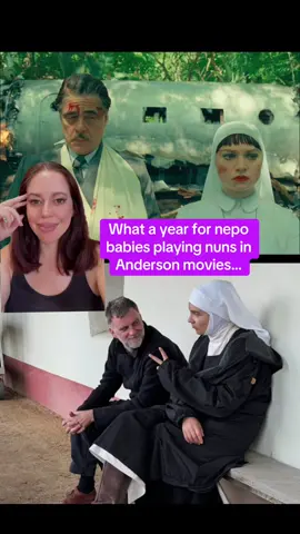 Crazy it’s happened twice, both movies starring Benicio Del Toro 😂 Paul Thomas Anderson and his daughter, Pearl Minnie Anderson, on the set of One Battle After Another. And Mia Threapleton, daughter of Kate Winslet in Wes Anderson’s new movie The Phoenician Scheme.  #filmtok #movies #pta #onebattleafteranother #wesanderson 