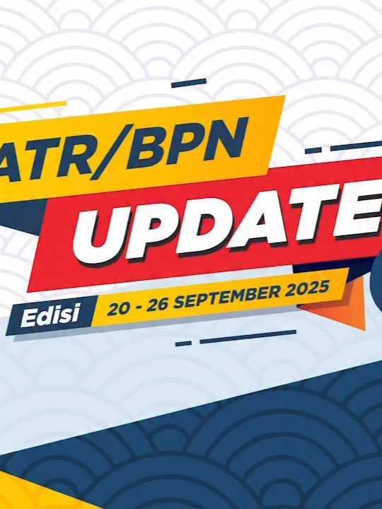 Repost @kementerian.atrbpn  Halo #SobATRBPN, Semangat senin ya! Untuk memulai pekan ini, yuk simak bersama kegiatan Menteri ATR/Kepala BPN, Nusron Wahid dan Wakil Menteri ATR/Wakil Kepala BPN, Ossy Dermawan selama satu minggu ke belakang di akhir September melalui ATR/BPN Update berikut ya, Sob☝🏼 #ATRBPNUpdate #MelayaniProfesionalTerpercaya #ATRBPNMajudanModern #atrbpnkinilebihbaik