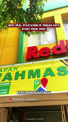 Liburan ke Palembang nginepnya di RedDoorz aja! Lokasi strategis tengah kota gampang kemana aja! Download aplikasi RedDoorz di appstore maupun playstore dan pake voucher 